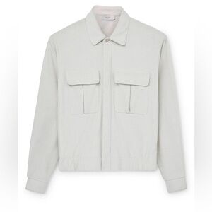 Agnona Cotton & Linen Utility Jacket